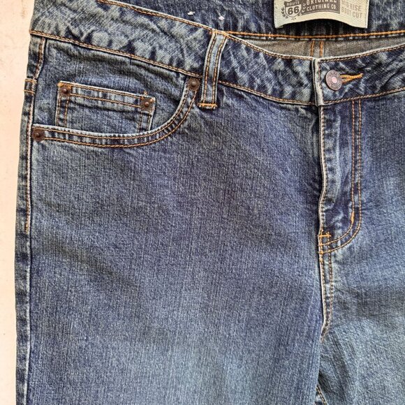Route 66 Original Clothing Co. Jeans Womens Sz 13/14 A‎ Blue Mid-Rise Boot Cut - Picture 3 of 13